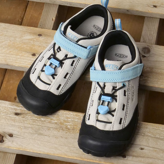 キーン KEEN スニーカー キッズ ジャスパー ツー 1031720 SS26 子供靴 運動靴 通学 シューズ グレー SILVER-BIRCH BALTIC-SEA 正規取扱店