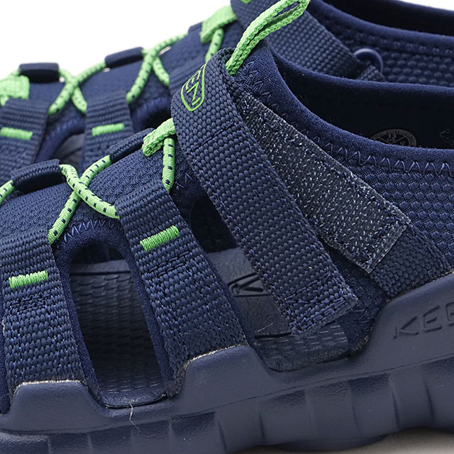 キーン KEEN サンダル キッズ ハイパーポート エイチツー 1031923 SS26 Children HYPERPORT H2 ネイビー NAVAL-ACADEMY VIBRANT-GREEN 正規取扱店の画像