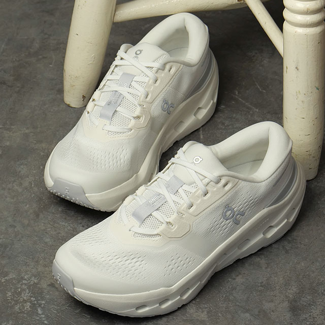 �I�� On �X�j�[�J�[ �E�B�����Y �N���E�h�����i�[ 3 3WG10050924 SS26 Cloudrunner 3 ���f�B�[�X �A�[�o�� �z���C�g White Ivory ���K�戵�X