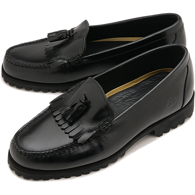 ティンバーランド Timberland メンズ ローファーシューズ A2MSC-W02 SS26 LOAFER SHOE ラッセルローファー デッキシューズ BLACK-FULL-GRAIN 正規取扱店の画像