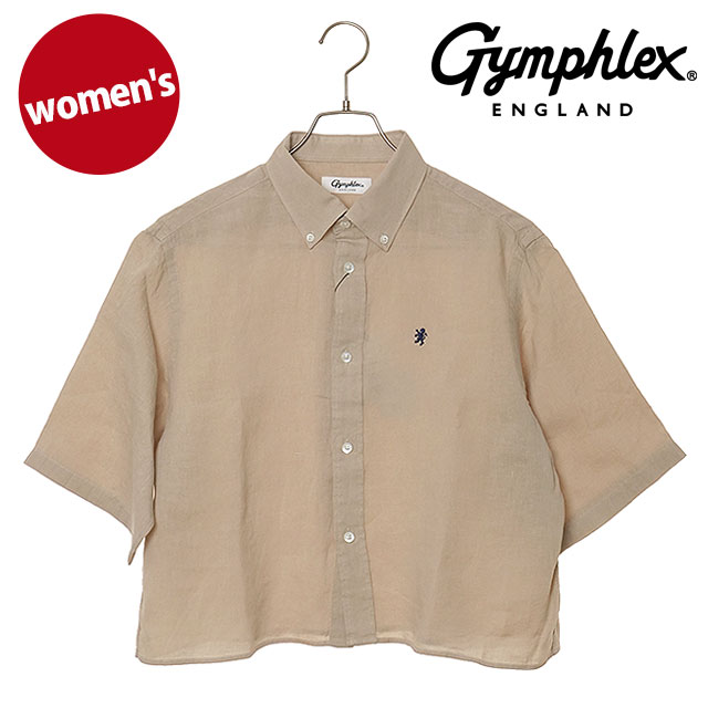 GYMPHLEX（ジムフレックス） レディース ショート ボタンダウンショツ