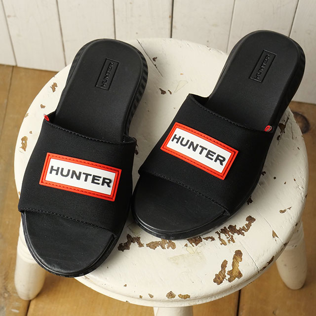 �n���^�[ HUNTER �C�[�W�[ �l�I�v���[�� �X���C�h�T���_�� UFF7137NEO SS26 UNISEX EASY NEOPRENE SLIDE �y�� �A�t�^�[�X�|�[�c �u���b�N BLACK ���K�戵�X