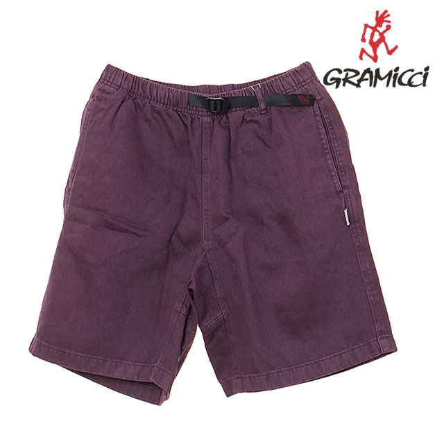 グラミチ GRAMICCI メンズ ヘンプ Gショーツ G5SM-P067 SS26 HEMP G-SHORT ボトムス ショートパンツ 短パン ヘンプ混 パープル DEEP-GRAPE 正規取扱店