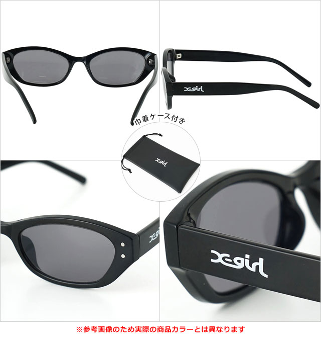 X-girl（エックスガール） フォックスフレーム サングラス