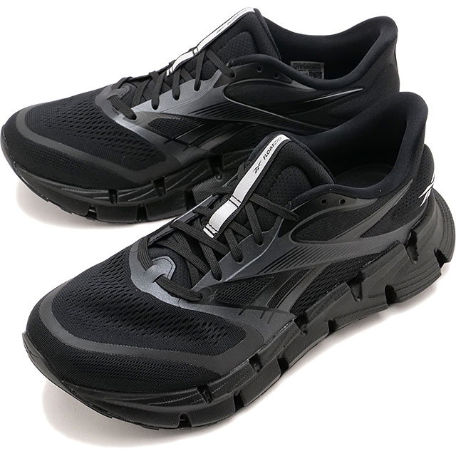 リーボック Reebok スニーカー フロートジグ 2 100239442 FW25 FLOATZIG 2 メンズ 靴 ローカットシューズ 厚底 ブラック 正規取扱店 | Reebok | 01