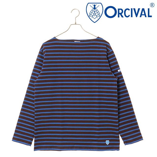 ORCIVAL（オーシバル） ボートネック ロングスリーブプルオーバー