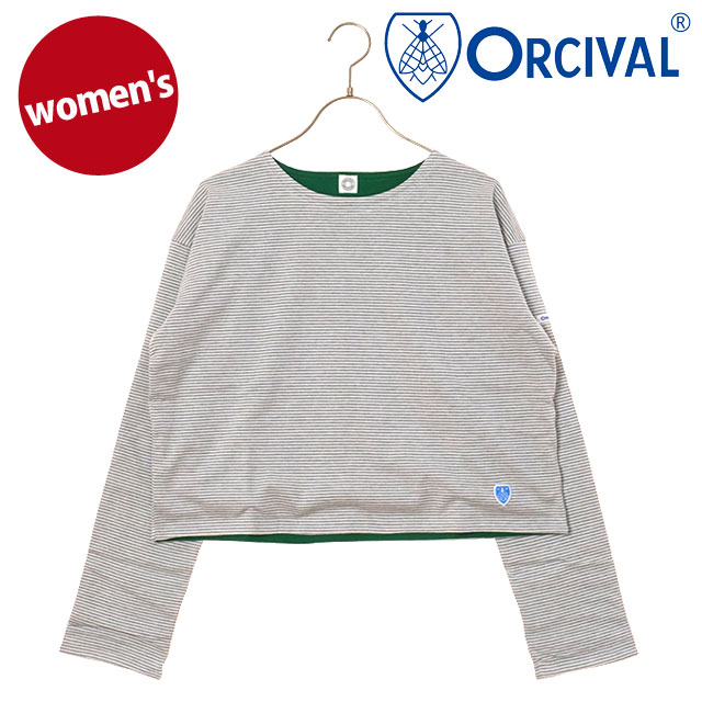 ORCIVAL（オーシバル） ボートネック ロングスリーブプルオーバー OR