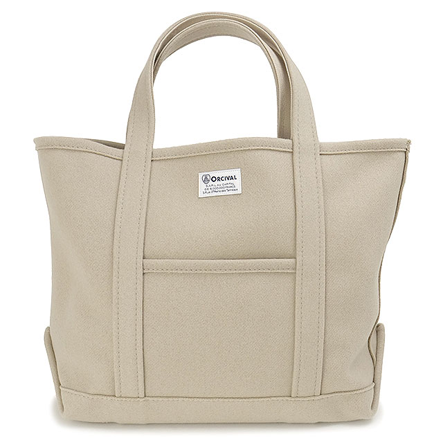 オーシバル ORCIVAL ヘビーメルトン トートバッグ ミディアム [OR-H0240-HML FW25] HEAVY MELTON TOTE BAG MEDIUM 日本製 メンズ・レディース 鞄 メルトントート 中サイズ ウール 正規取扱店 ORCIVAL（オーシバル） ヘビーメルトン トートバッグ ミディアム OR