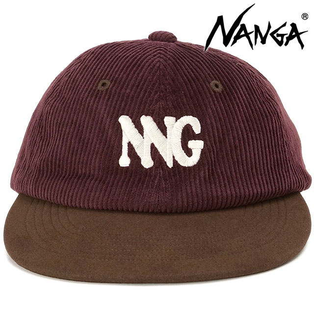 �i���K NANGA �R�[�f�����C NNG���S�L���b�v N2532-3A057Z FW25 CORDUROY NNG LOGO CAP �����Y�E���f�B�[�X �X�q �t���[�T�C�Y �A�E�g�h�A BRD ���K�戵�X