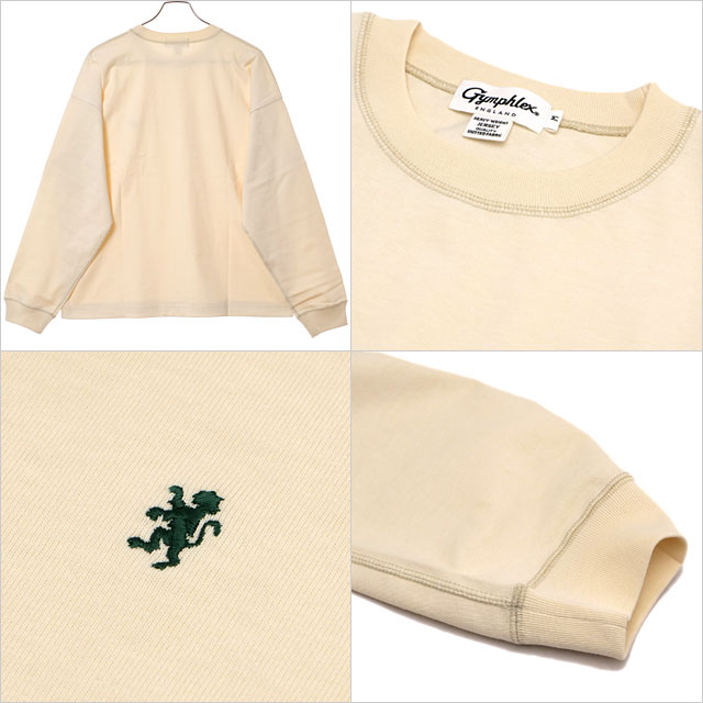 GYMPHLEX（ジムフレックス） クルーネック ロングスリーブTシャツ #GY