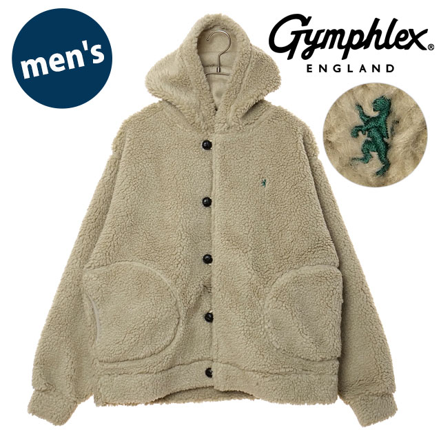 GYMPHLEX（ジムフレックス） ボアフーデッドジャケット #GY-A0727 BOA