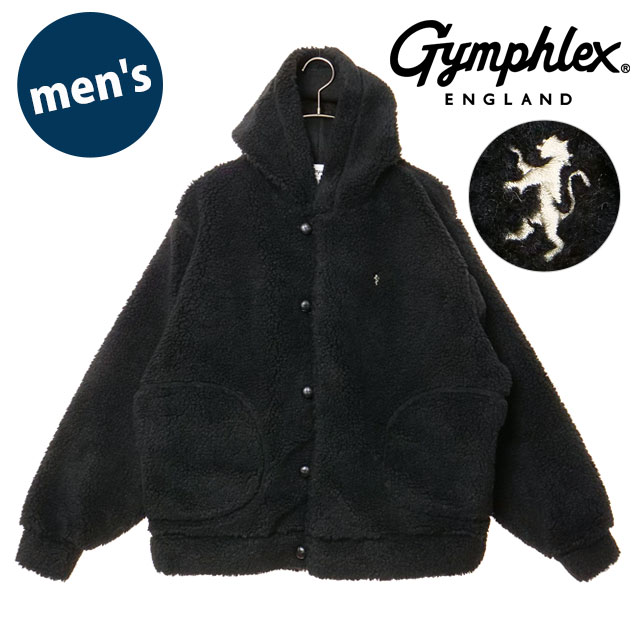 GYMPHLEX（ジムフレックス） ボアフーデッドジャケット #GY-A0727 BOA