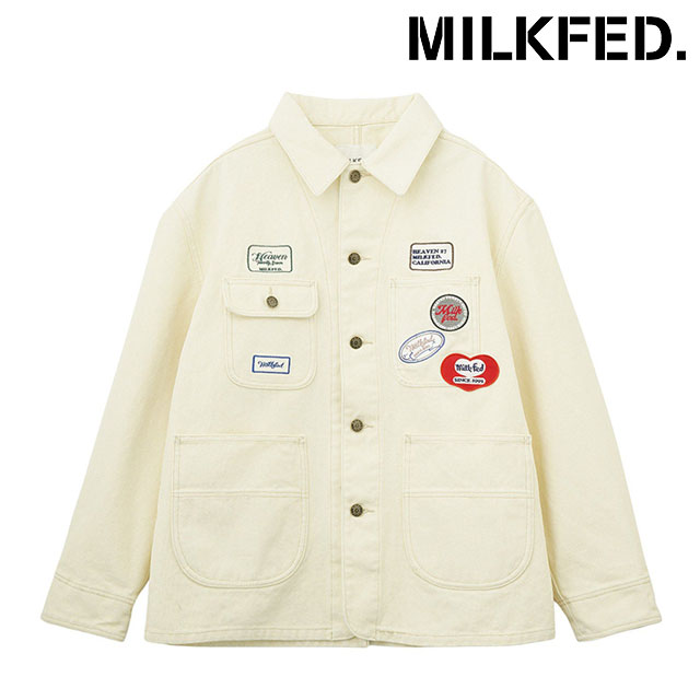 MILKFED.（ミルクフェド） パッチドカバーオールジャケット
