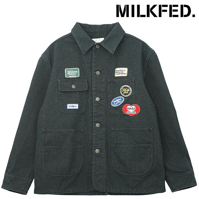 ミルクフェド　ジャケット MILKFED.（ミルクフェド） パッチドカバーオールジャケット