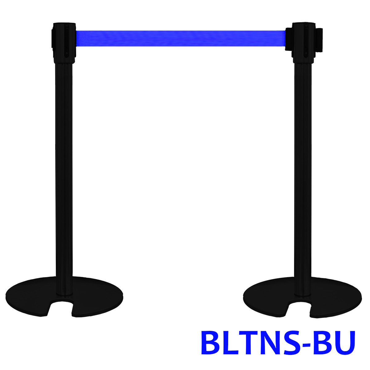 ベルトパーテーション BLTNS 10本セット【オプション印刷可】レジや売り場の待機列案内用スチールポール