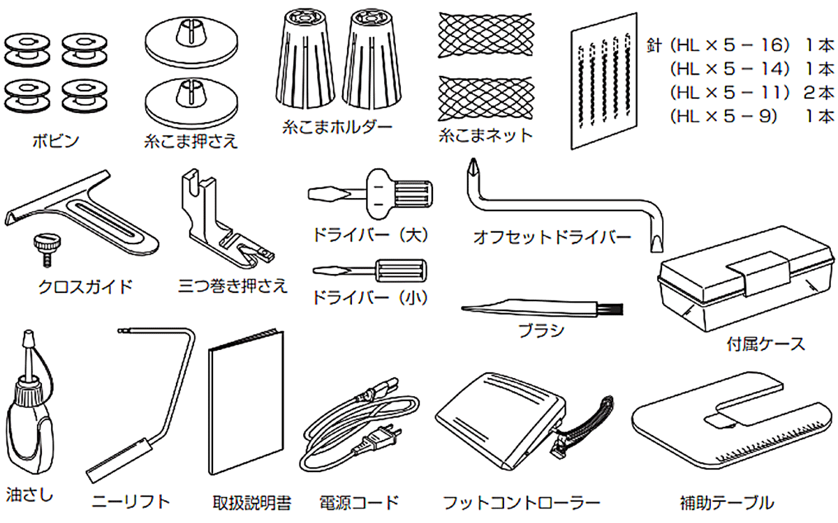 JANOME（ジャノメ） 職業用ミシン [13HL] 蛇の目 HL針仕様 平針仕様