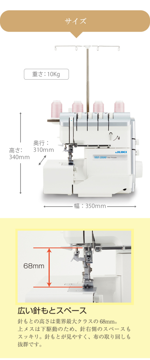JUKI ＼割引クーポンあり☆／ JUKI MO-2800 MO2800 ミシン 本体