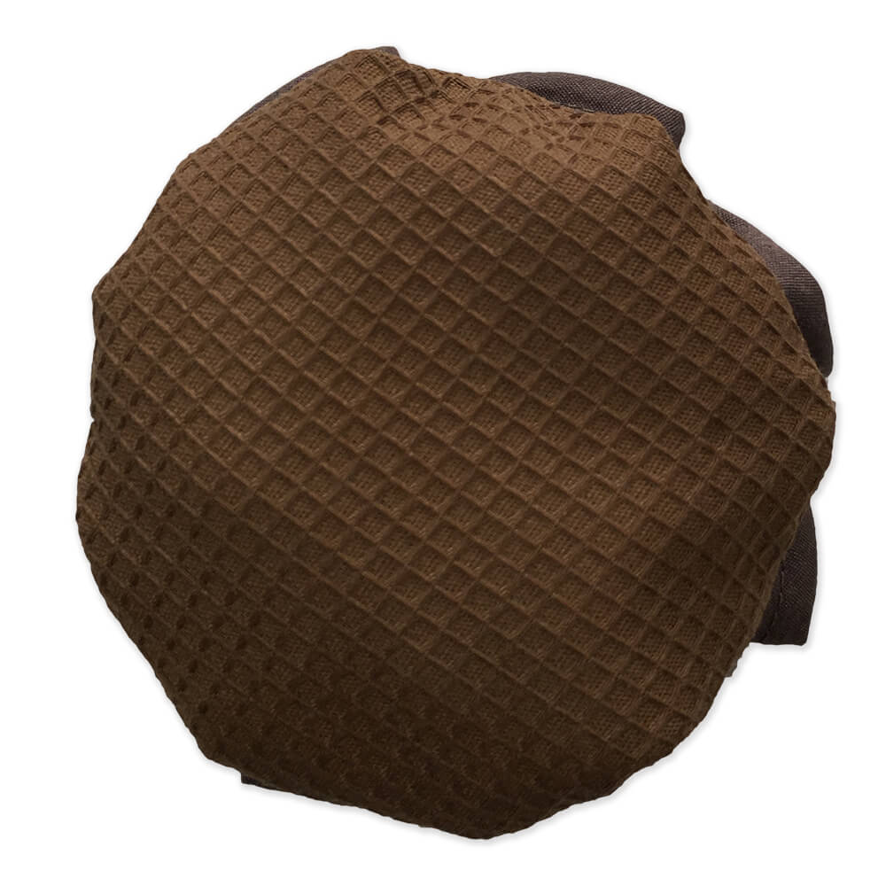 ミニワッフル ドアノブカバー 日本製 部屋 トイレ 丸ノブ用 メール便可