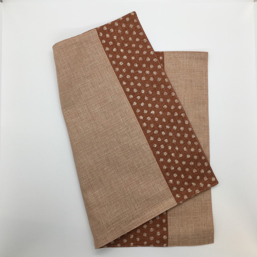 ランチョンマット 和風 和モダン 和柄文様 40×30cm 水玉 紺縞 おしゃれ シンプル 洗える 布製 日本製 メール便可