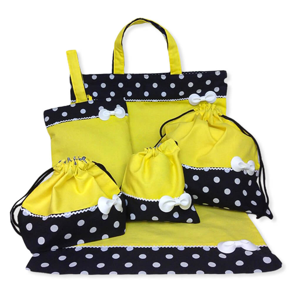 入園入学6点セット 女の子 日本製 レッスンバッグ シューズ袋 巾着袋