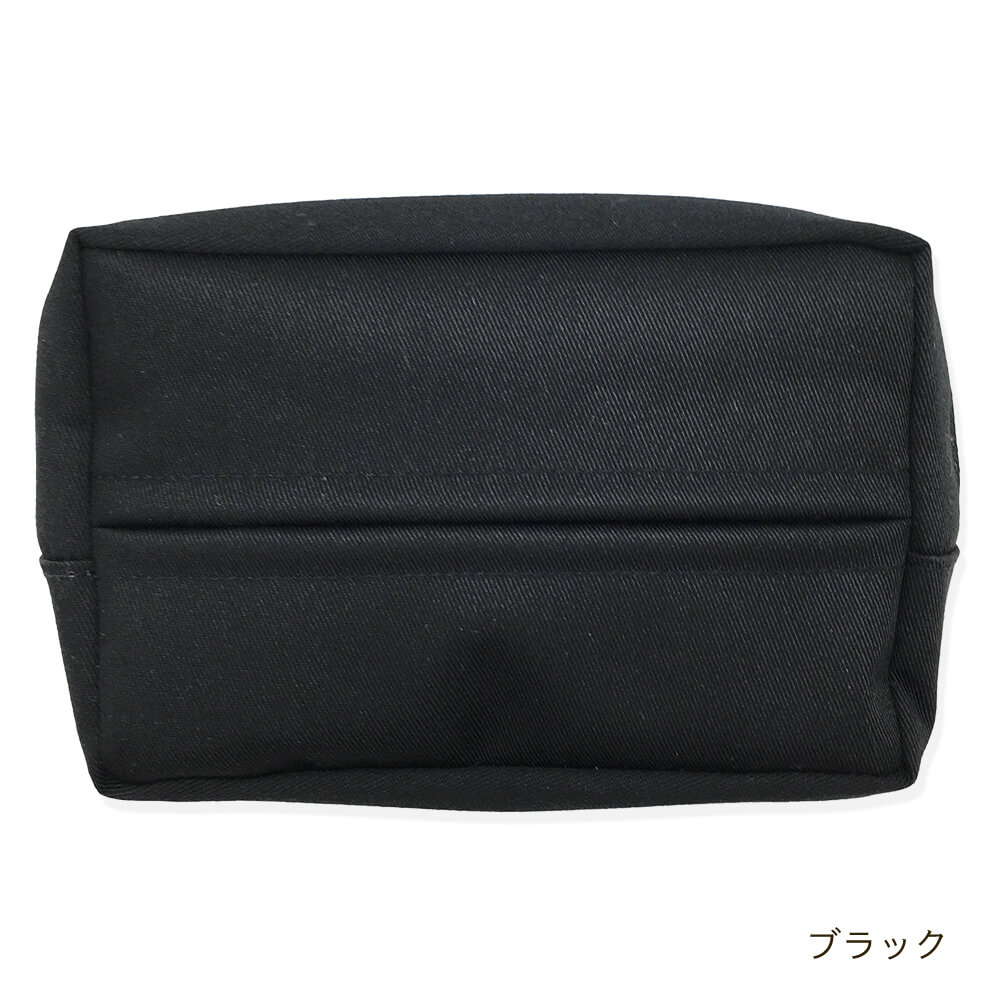 ファスナーポーチ エプロン用ポケット ベルト通し 小物収納 ティッシュ