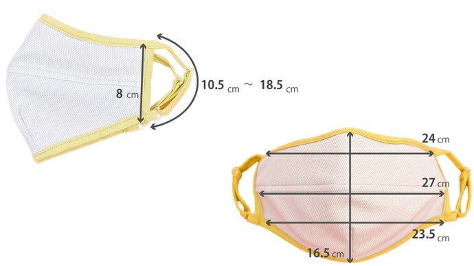 UVカット マスク 夏マスク 日焼け防止 紫外線対策 日本製 息苦しくない 大きめ 洗える メッシュ 接触冷感 飛沫防止 耳ひも調節可能 ダブルワイヤー 遮光 日除け｜mishinkobo｜19