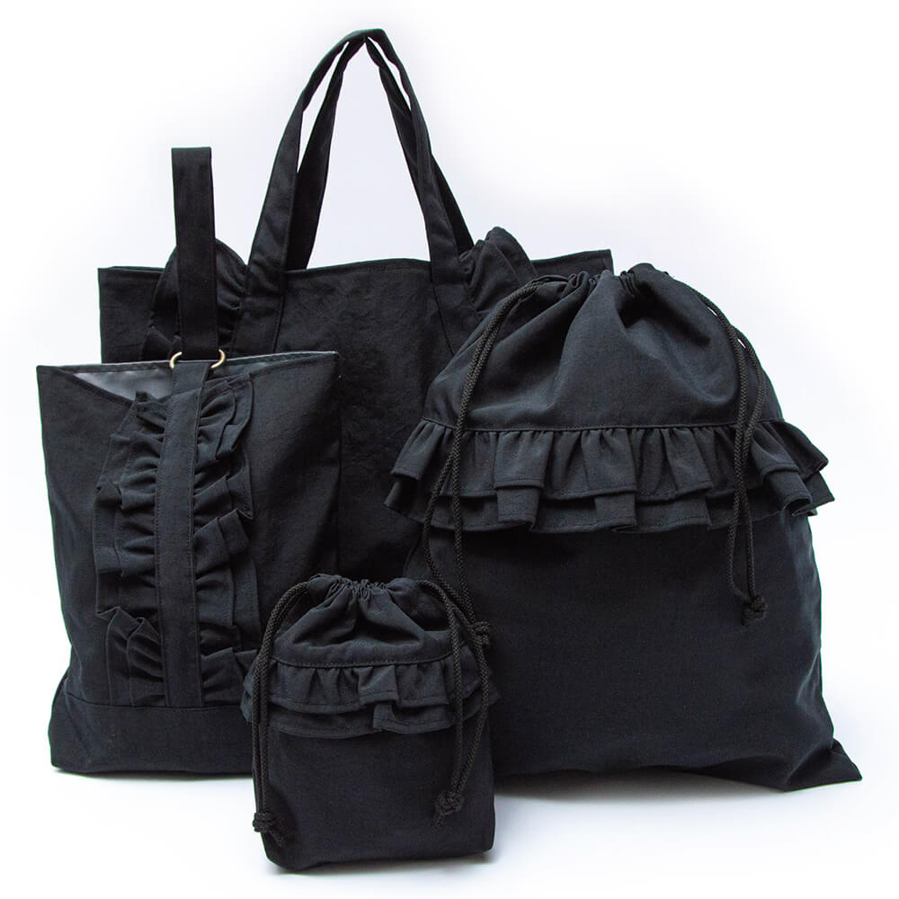 入園入学4点セット 撥水 フリル かわいい 女の子 安心の日本製