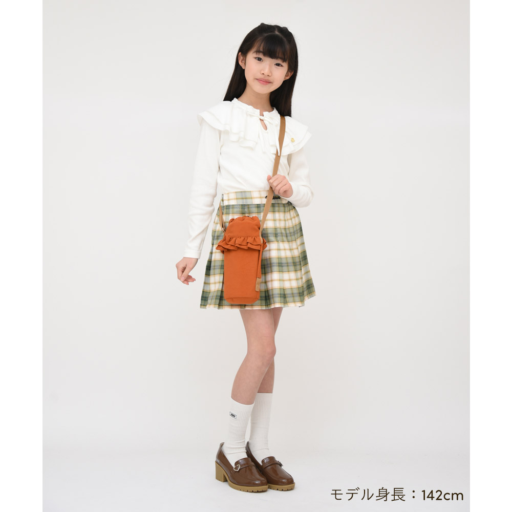 専用　水筒カバー　フリル白　ショルダーセット 専用 水筒カバー フリル白 ショルダーセットの通販 by P ｜ラクマ