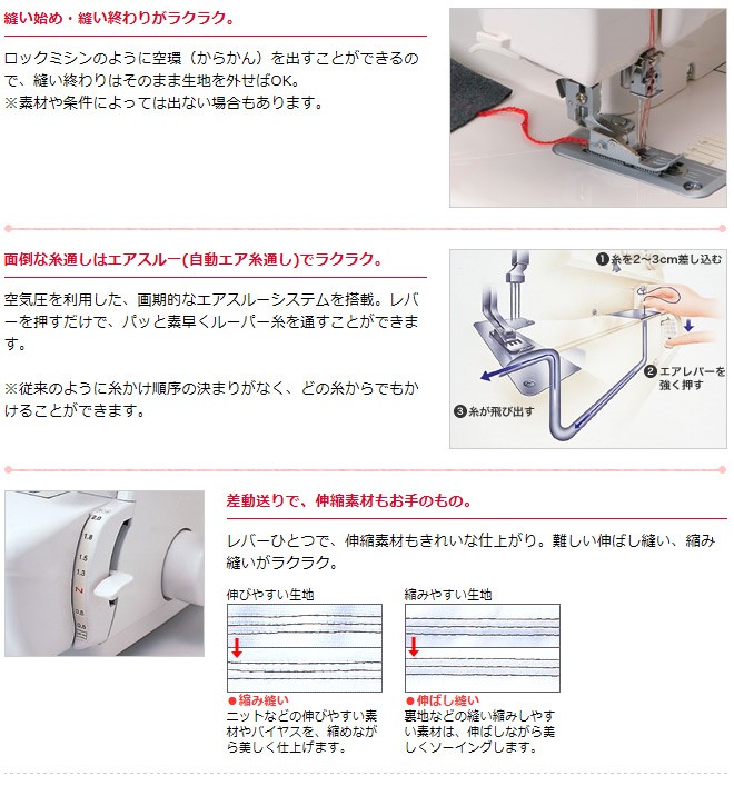 ベビーロック カバーステッチミシン ふらっとろっく BL72S(3本針4本糸 