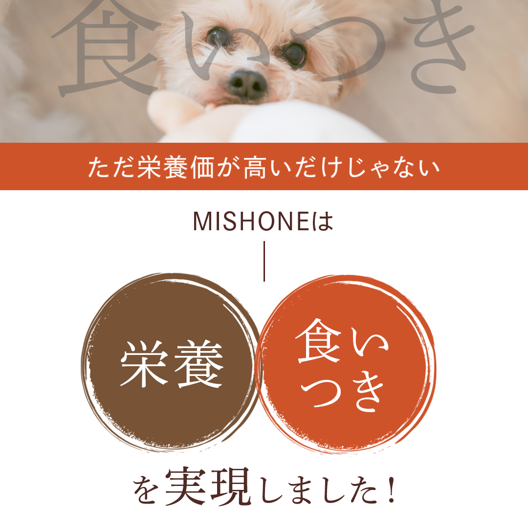MISHONE ドッグフード お試し 国産 無添加 成犬用 鶏肉 馬肉 全 MISHONE ドッグフード お試し 国産 無添加 成犬用 鶏肉 馬肉 全