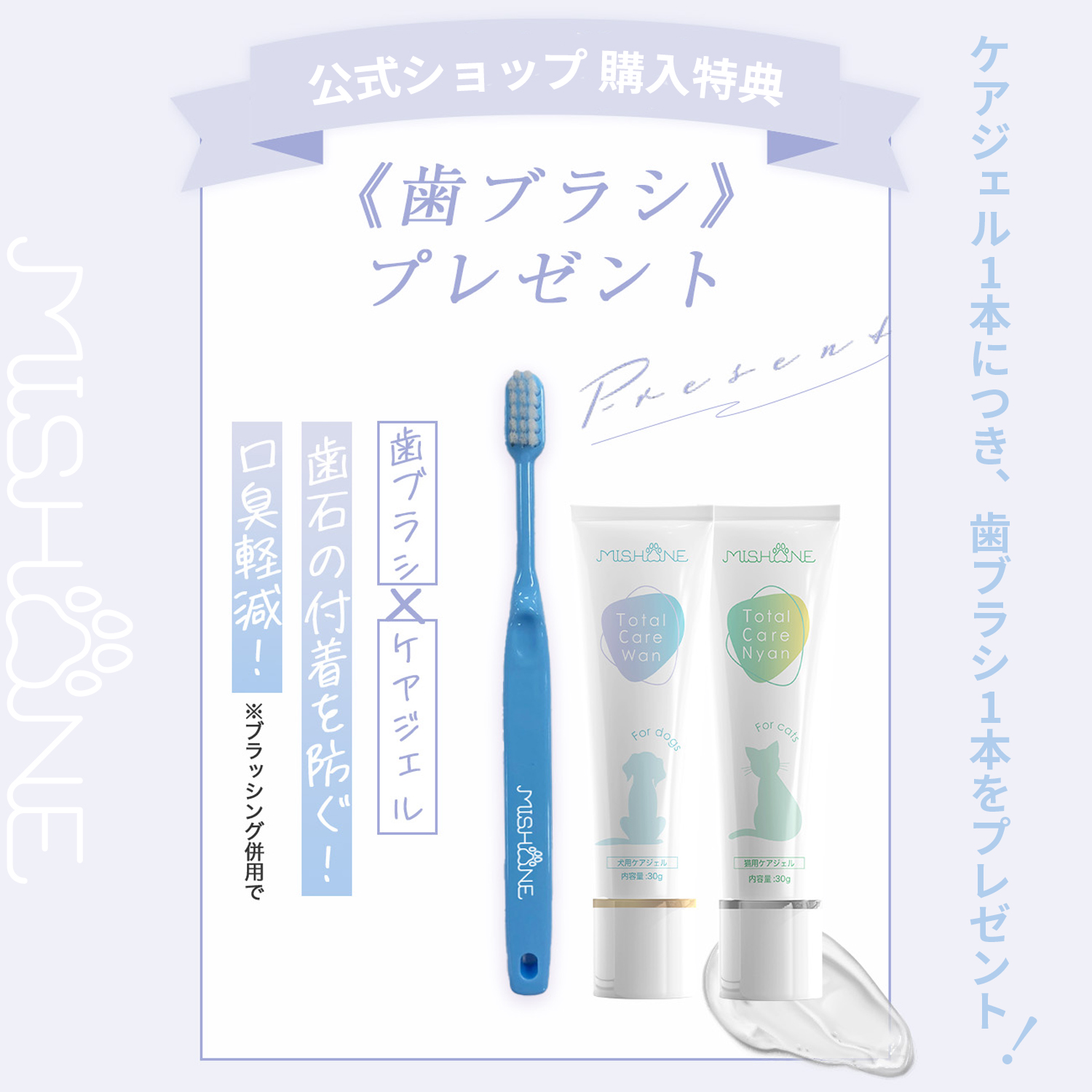 MISHONE（ミシュワン） Total Care Wan トータルケア 犬用 歯磨き