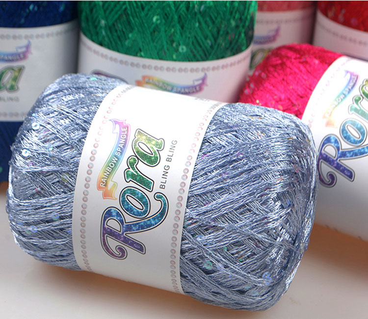手編み糸 ) ローラ スパンコールヤーン Rora Spangle yarn │ 55g