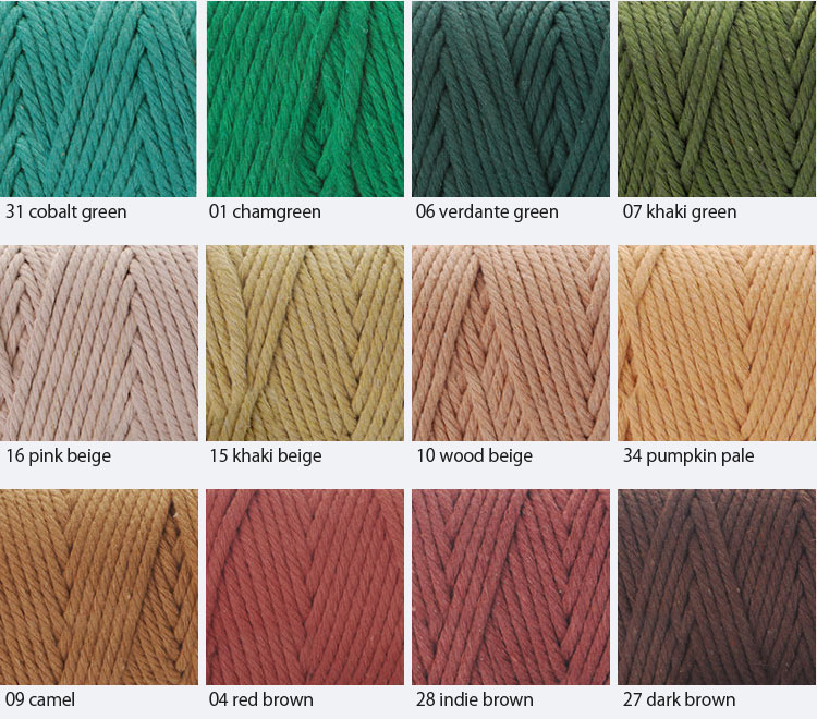 毛糸 ) ミソ マクラメ 3mm Miso Macrame │ 200g 39色