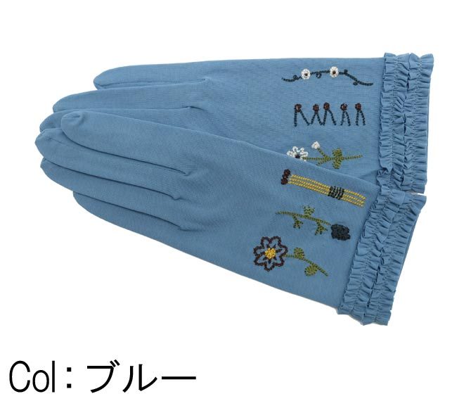 ネコポス対応 マタノアツコ 俣野温子 五本指ＵＶ手袋 花摘み 日本製