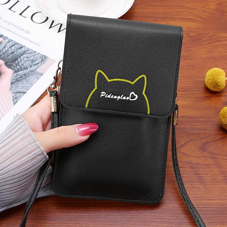 スマホタッチショルダーバッグお財布ポシェット スマホポーチ