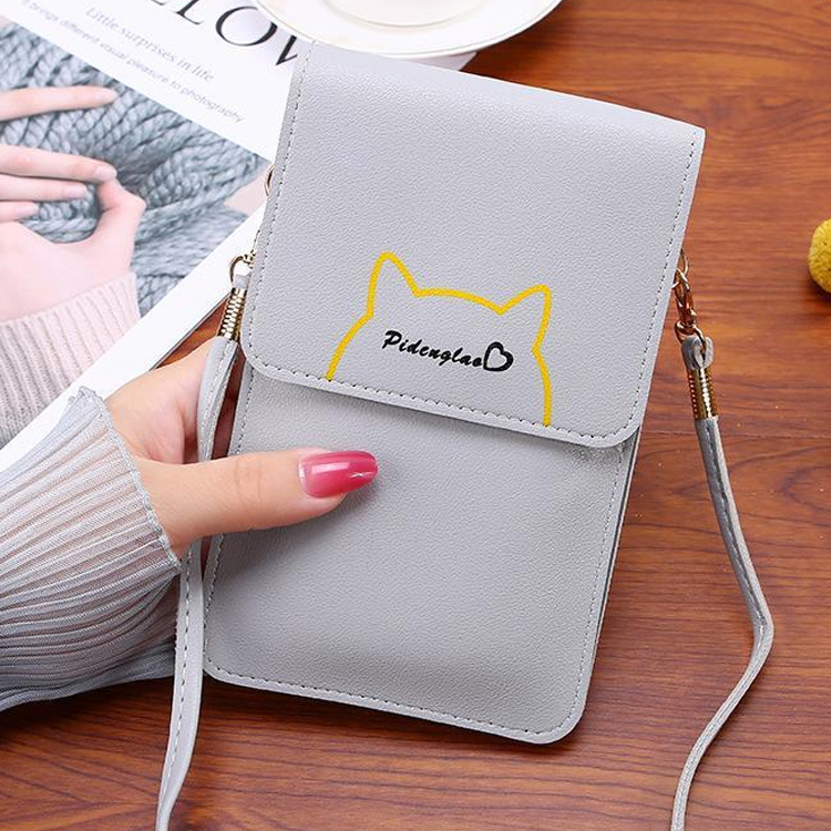 スマホタッチショルダーバッグお財布ポシェット スマホポーチ