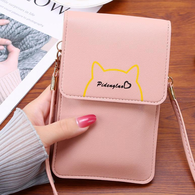 スマホタッチショルダーバッグお財布ポシェット スマホポーチ