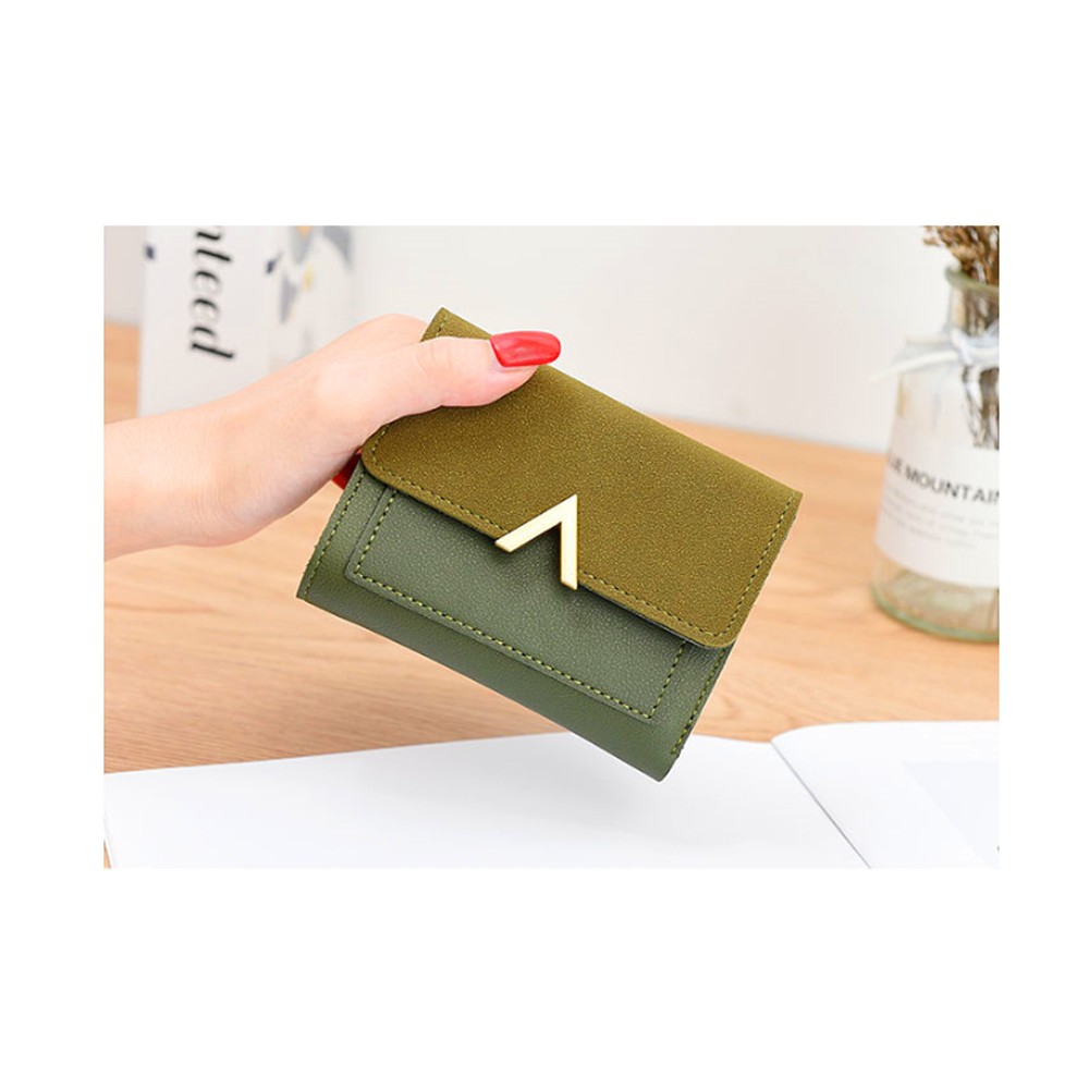 財布 ミニ財布 三つ折り メタリックコンパクト レディース 財布多機能