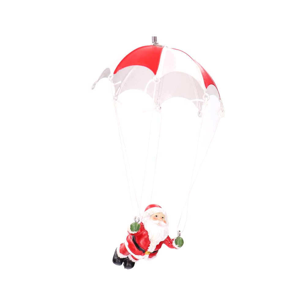 パラシュートサンタ オーナメント オブジェ クリスマス Christmas Santa Xmas Parachute Santa Landing
