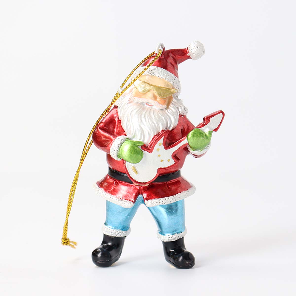 オーナメント サンタ ボーカル ギター バンド シンガー レジン ポップ