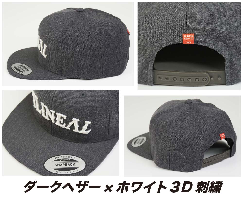 ティーリニアル フラットバイザー ひらつば スナップバック