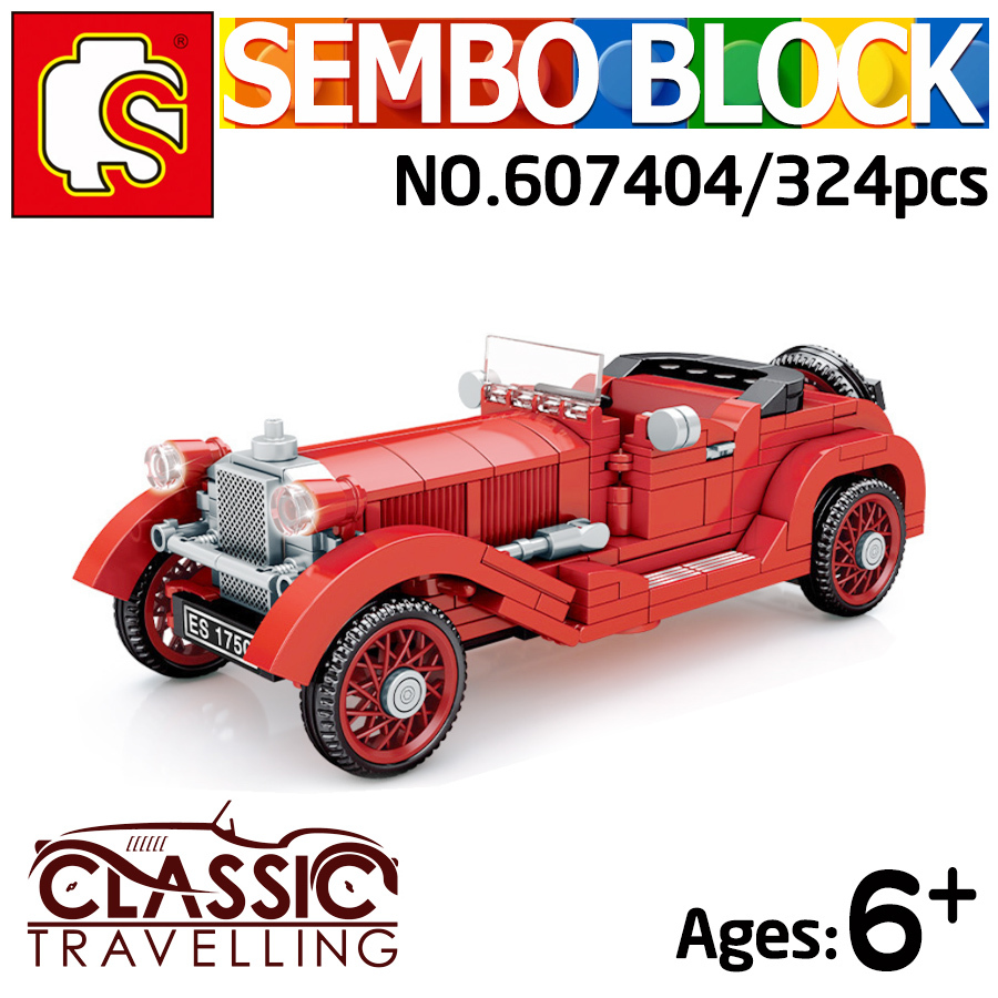 ブロック おもちゃ クラシックカー インテリア 大人 車 模型 ギフト最適 レゴ互換品 LEGO互換ブロック