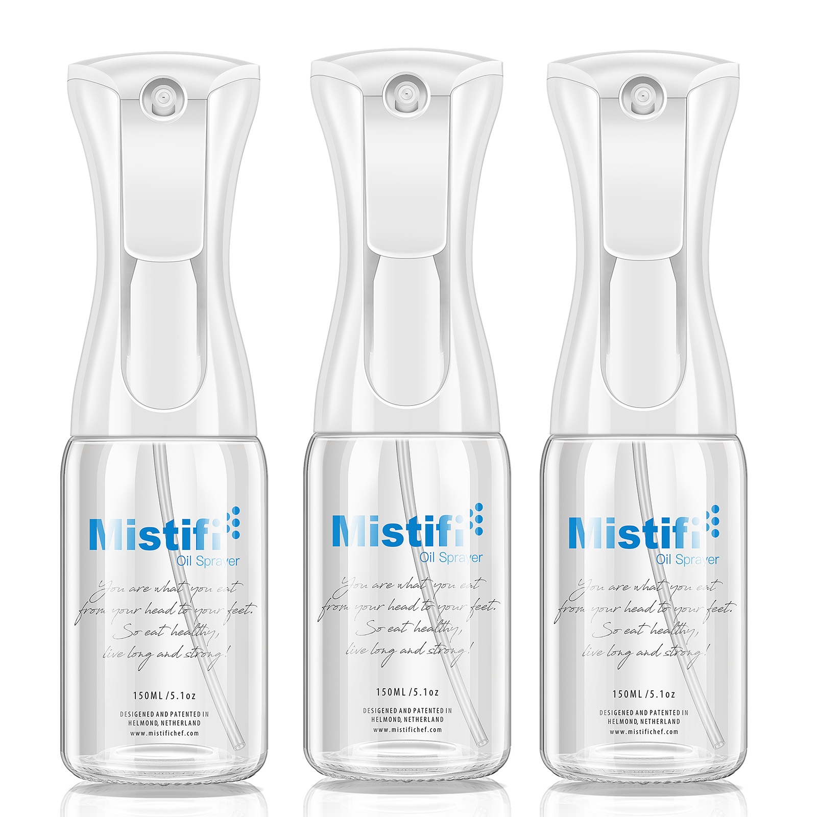 3本　ミスティフィ 新型オイルスプレー ガラス瓶 調理用 マイクロミストスプレー 料理用 高機能スプレー 業務用 ノンフライヤー オイルボトル オイルポット 代用 |  | 01