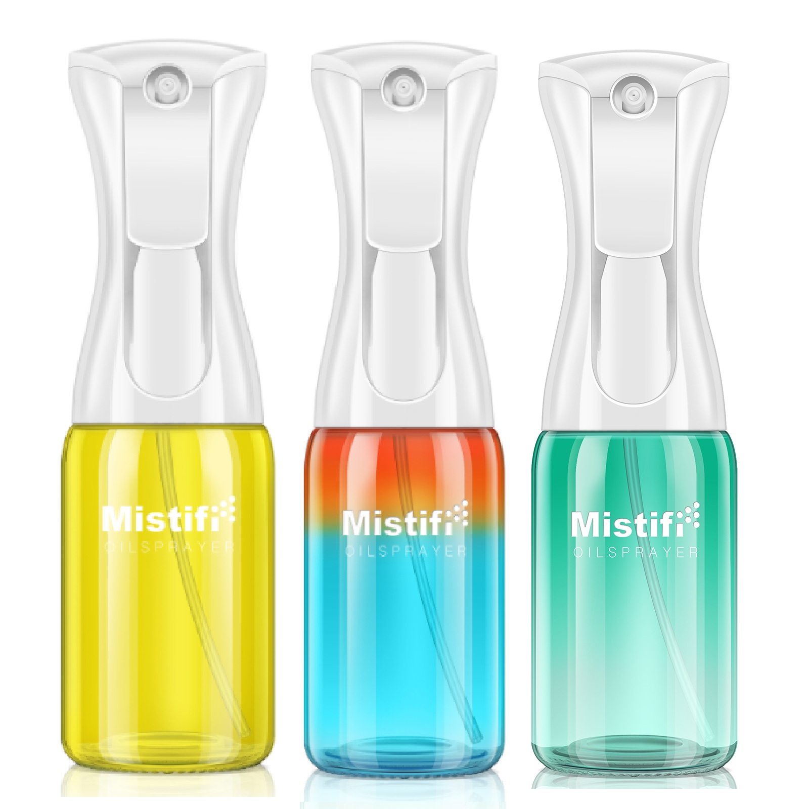 3本　ミスティフィ 新型オイルスプレー ガラス瓶 調理用 マイクロミストスプレー 料理用 高機能スプレー 業務用 ノンフライヤー オイルボトル オイルポット 代用 |  | 06