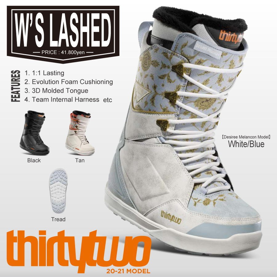 20-21 THIRTYTWO 32 (サーティトゥー) W'S LASHED (ラッシュド) 早期