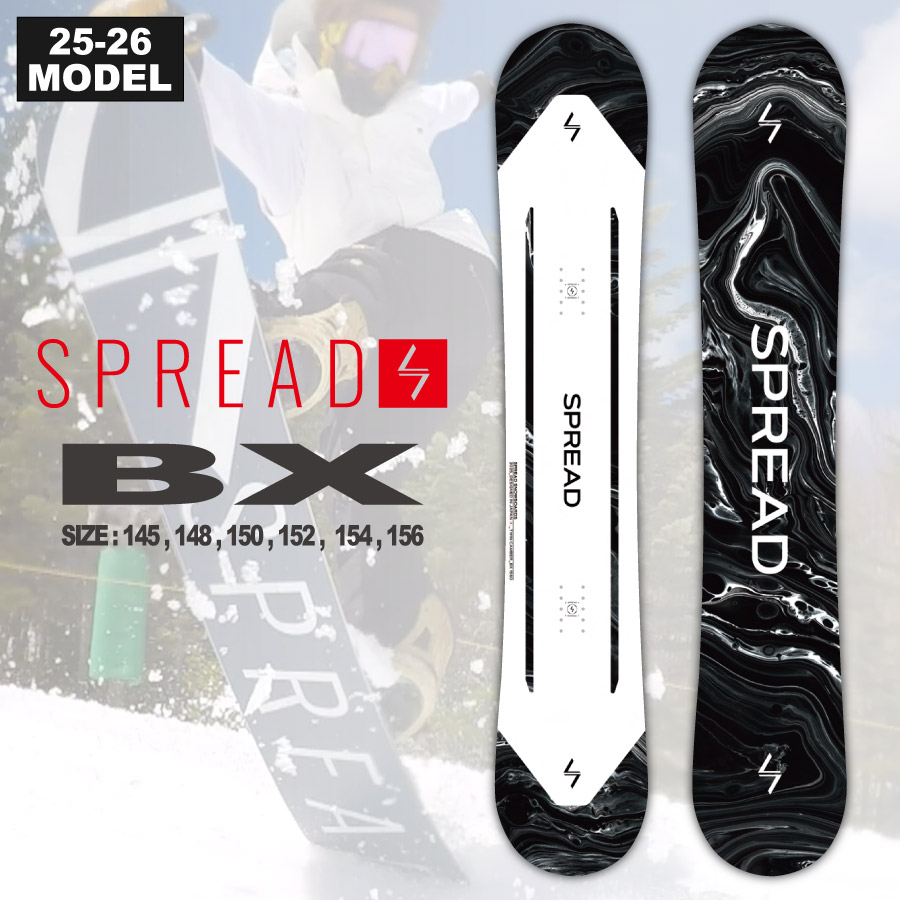 早期予約開始】25-26 SPREAD (スプレッド) BX [可変CAMBER