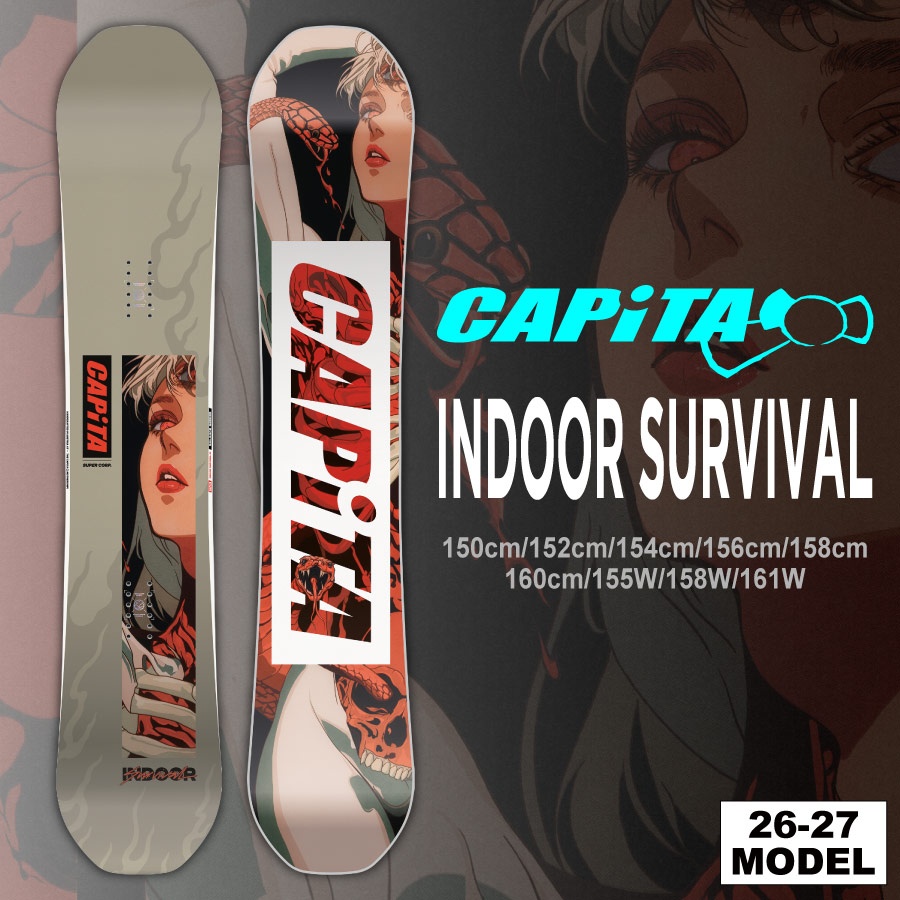 �y�\��z26-27 CAPITA �L���s�^ INDOOR SURVIVAL �C���h�A�T�o�C�o�� / �`���[���i�b�v�A�\�[���J�o�[�t�� / �y���������z�y���{���K�i�z