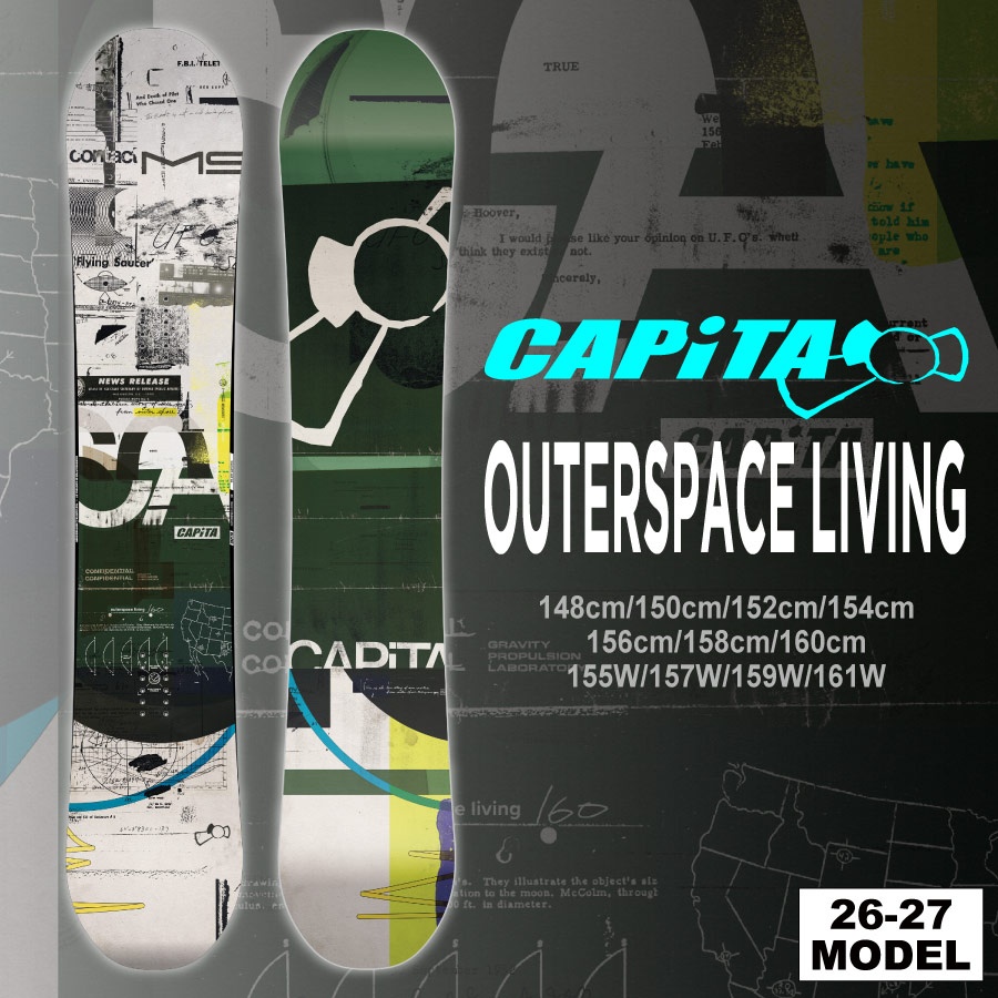 �y�\��z26-27 CAPITA �L���s�^ OUTERSPACE LIVING �A�E�^�[�X�y�[�X���r���O / �`���[���i�b�v�A�\�[���J�o�[�t�� �y���������z�y���{���K�i�z