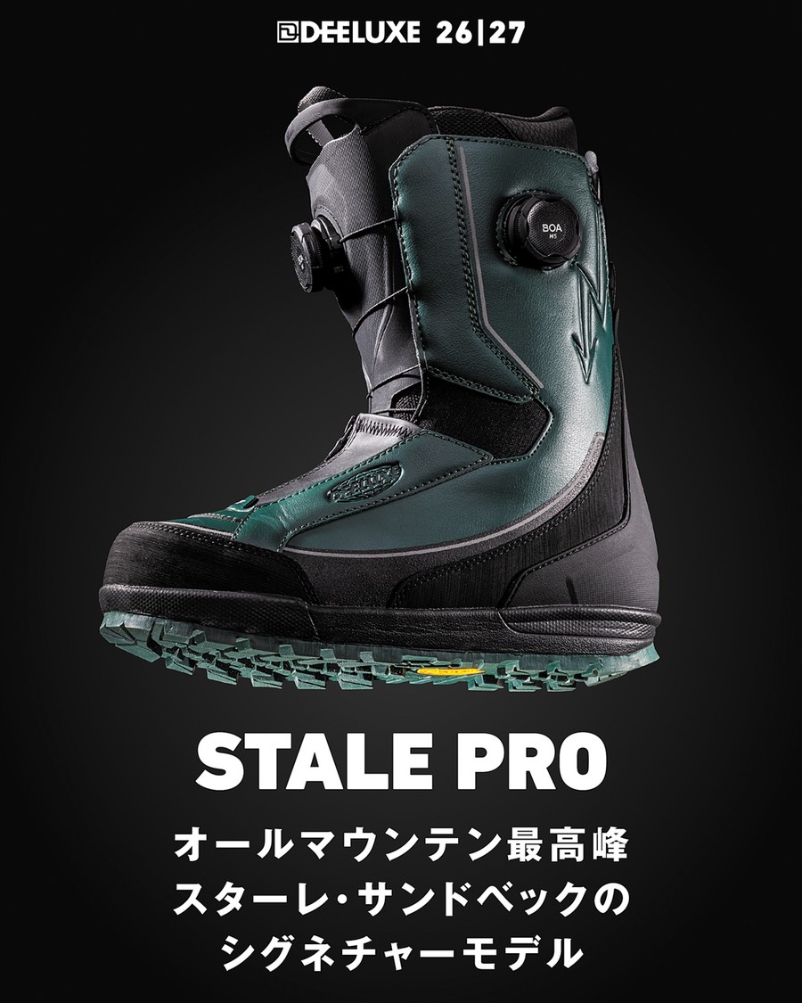 スノーボード ブーツ DEELUXE ディーラックス　ブラック DEELUXE（ディーラックス） 【予約】26-27 スターレ STALE PRO S3
