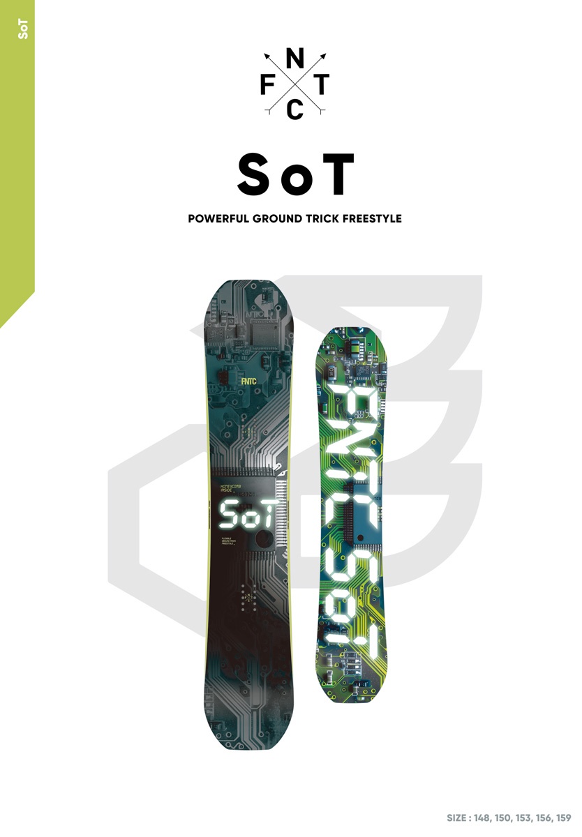 fntc sot 151（スノーボード、板）｜スノーボード | スポーツ の